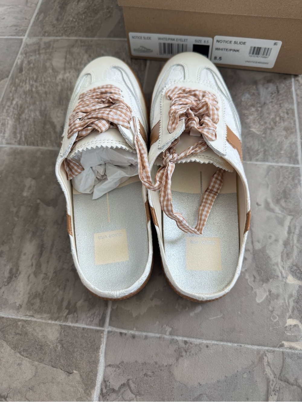 Dolce Vita Notice Slide Sneakers- Sz 8.5 NWT - Picture 2 of 5